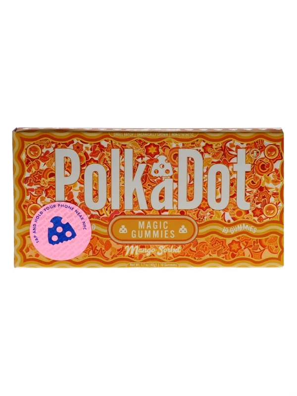 Mango Sorbet PolkaDot Belgian Magic Blend Gummies 4G